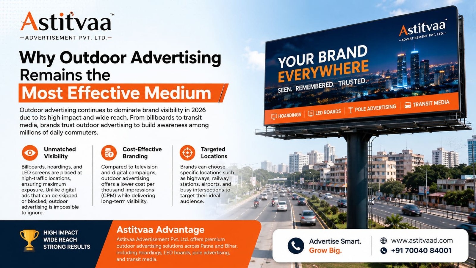 Why Outdoor Advertising Still Dominates Brand Visibility in 2026